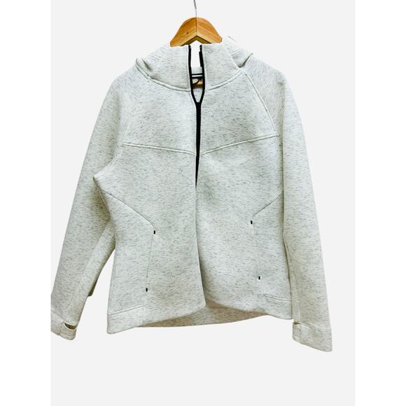 Tangerine Womens XXL Hoodie Jacket White Gray Zip Up‎ Athletic Casual - Picture 1 of 8